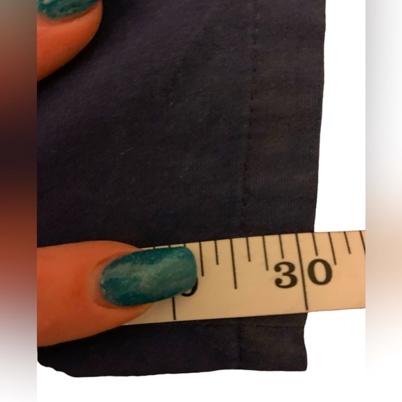 DICKIES UNISEX V-NECK ONE POCKET SCRUB TOP - NAVY Both Top/Bottom Included - Picture 5 of 6